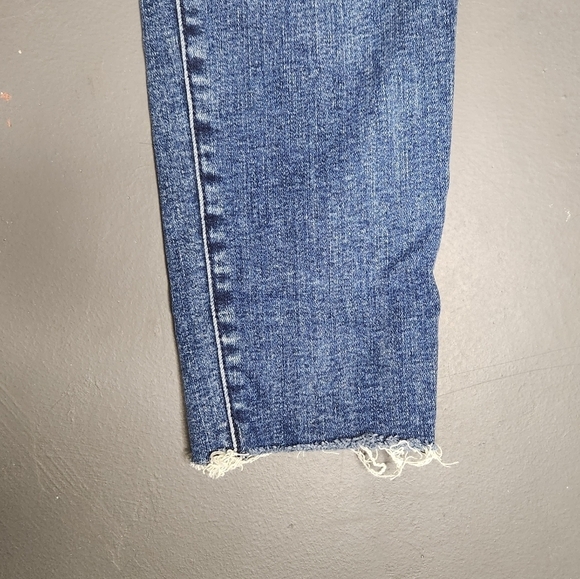 Mother NWT The Stash Swooner Ankle Fray Chick Flick Blue Jeans Size 24 - Picture 13 of 13